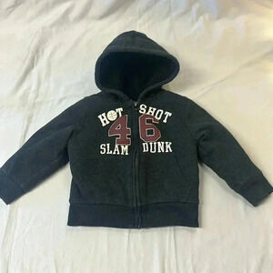 The Children's Place - Sherpa  lined full zip hoodie. Size 2T